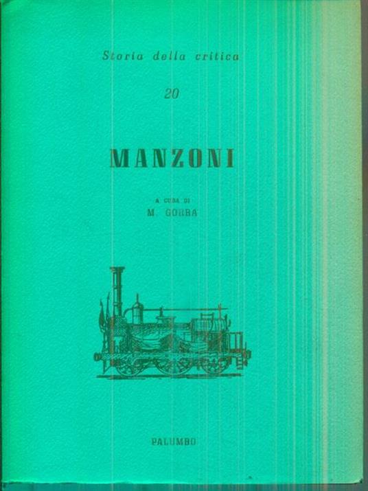 Manzoni - Marcella Gorra - copertina