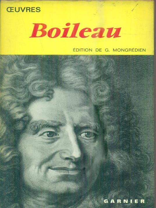 Oeuvres de Boileau - Nicolas Boileau - copertina