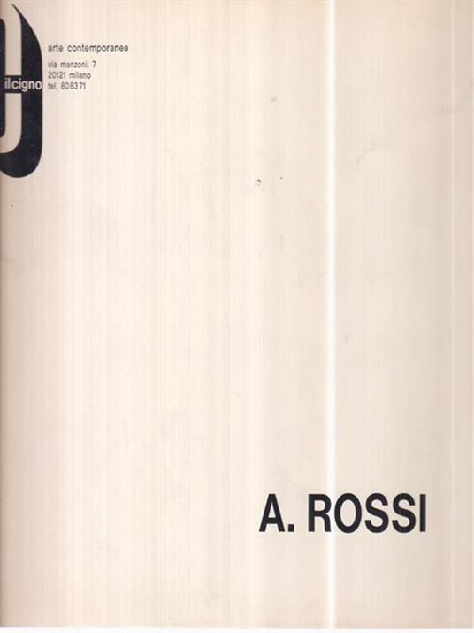A. Rossi -   - copertina