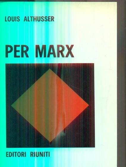 Per Marx - Louis Althusser - copertina