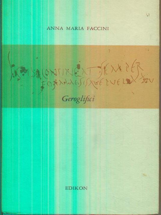 Geroglifici - Alessandro Faccini - copertina