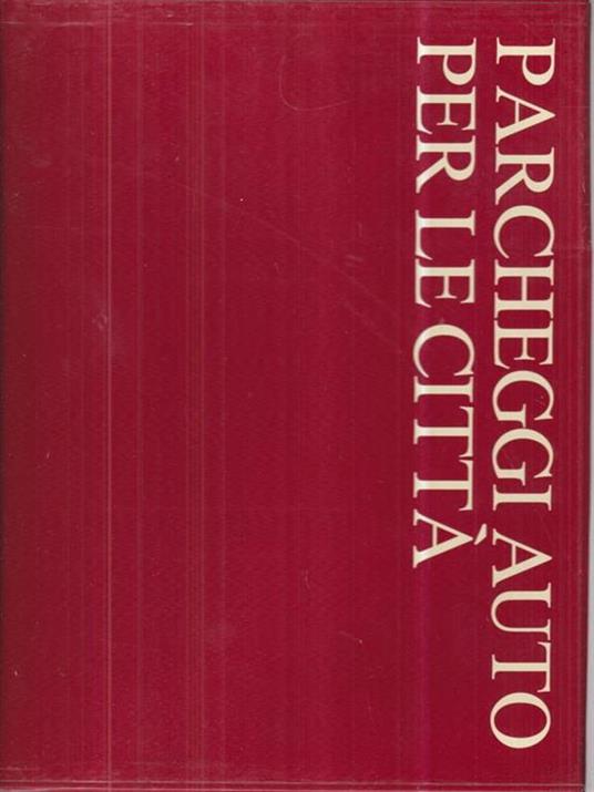 Parcheggi auto per le città - copertina