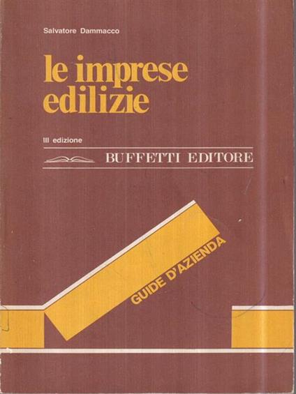 Le imprese edilizie - Salvatore Dammacco - copertina