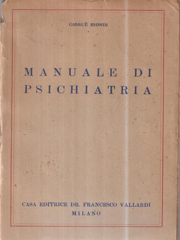 Manuale di psichiatria