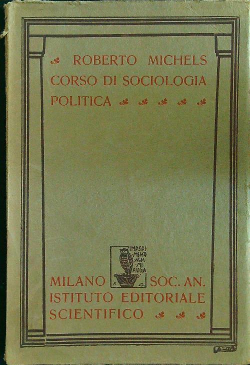 Corso di sociologia politica