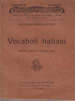 Vocaboli italiani meno comuni e meno noti