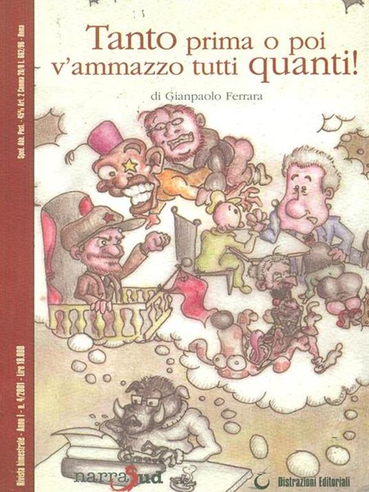 Tanto prima o poi v'ammazzo tutti quant - Gianpaolo Ferrara - copertina