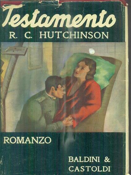 Testamento - R. C. Hutchinson - copertina