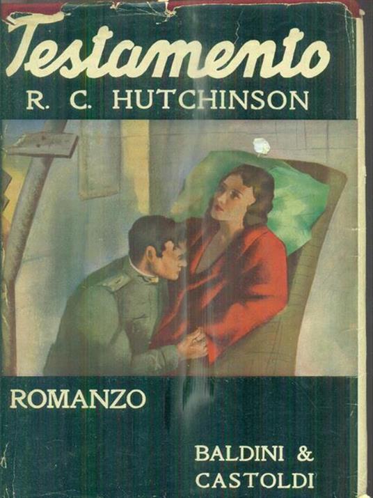 Testamento - R. C. Hutchinson - copertina