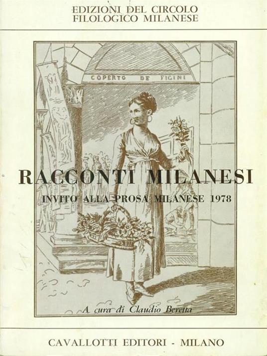Racconti milanesi 1978 - Claudio Beretta - copertina