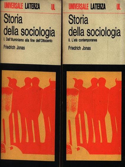 Storia della sociologia - Friedrich Jonas - copertina