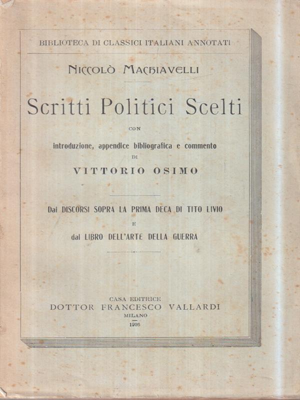Scritti politici scelti