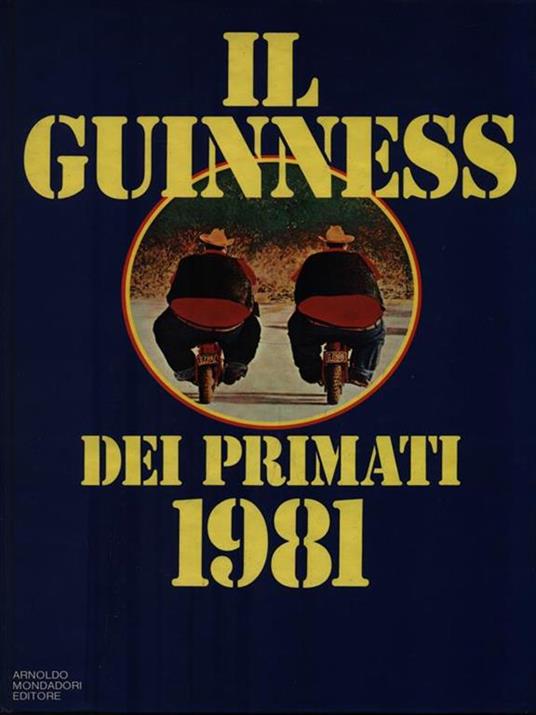 Il Guinnes dei Primati 1981 - Norris McWhirter - copertina