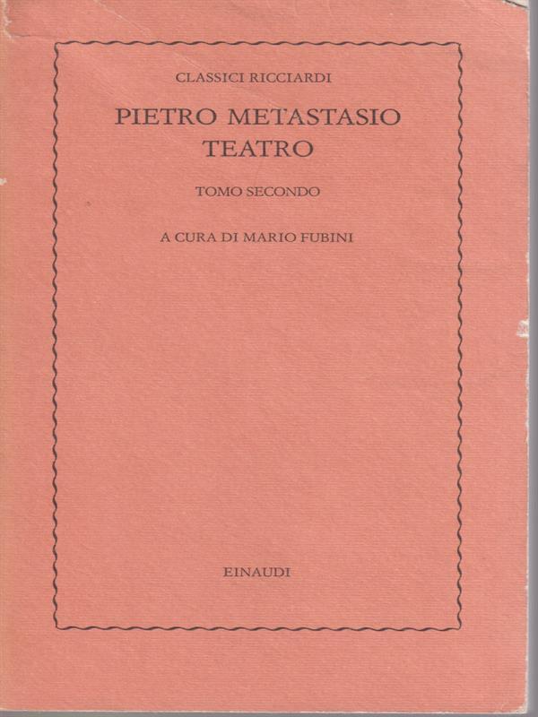 Pietro Metastasio Teatro