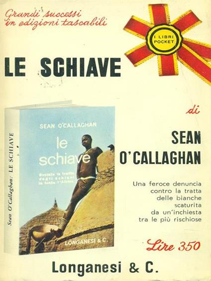 Le  schiave - Sean òCallaghan - copertina