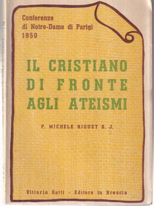 Il cristiano di fronte agli ateismi -   - copertina