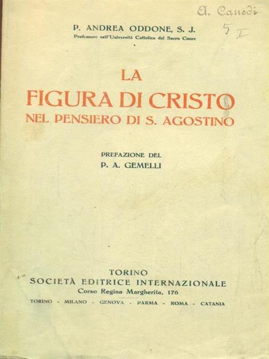 La figura di Cristo - Andrea Oddone - copertina