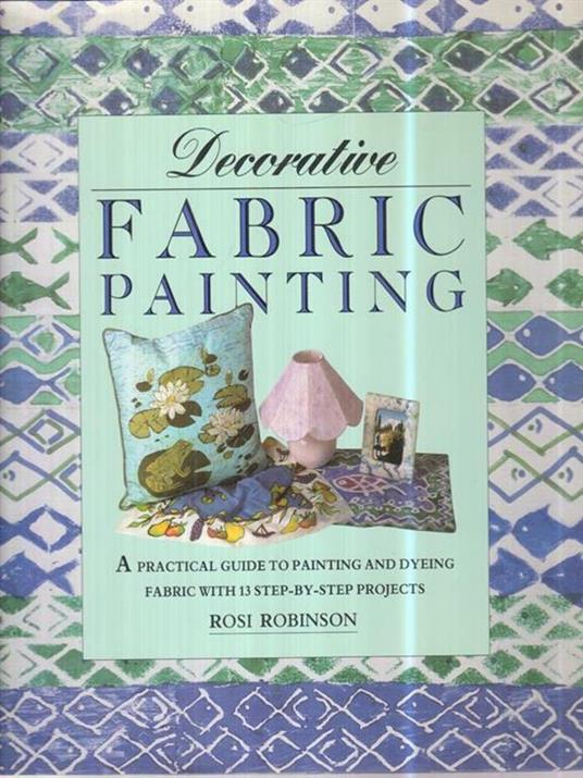 Decorative fabric painting - Richard Robinson - copertina