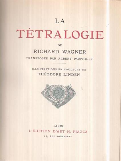 La tetralogie - Richard Wagner - copertina