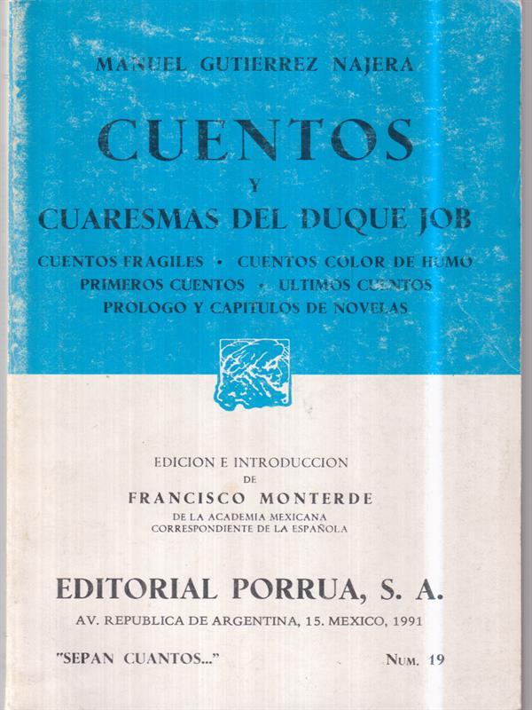 Cuentos y cuaresmas del duque job