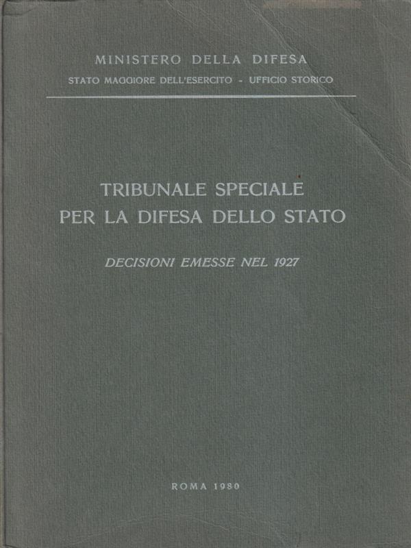 Tribunale speciale per la difesa dello Stato