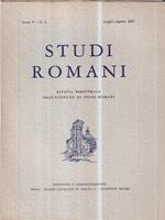 Studi romani. Anno V N. 4 (Luglio-Agosto 1957)