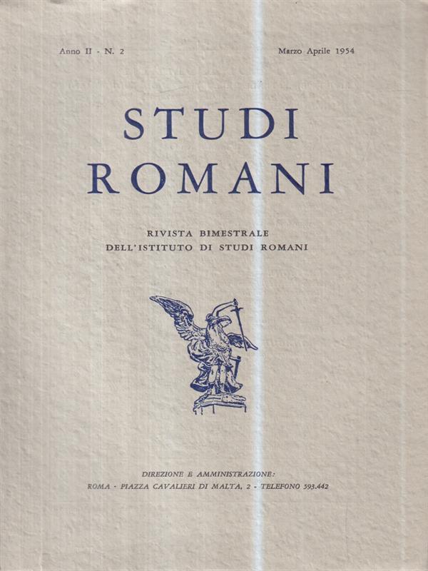 Studi romani. Anno II - N. 2 (Marzo-Aprile 1954)