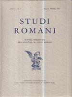 Studi romani. Anno II - N. 1 (Gennaio-Febbraio 1954)