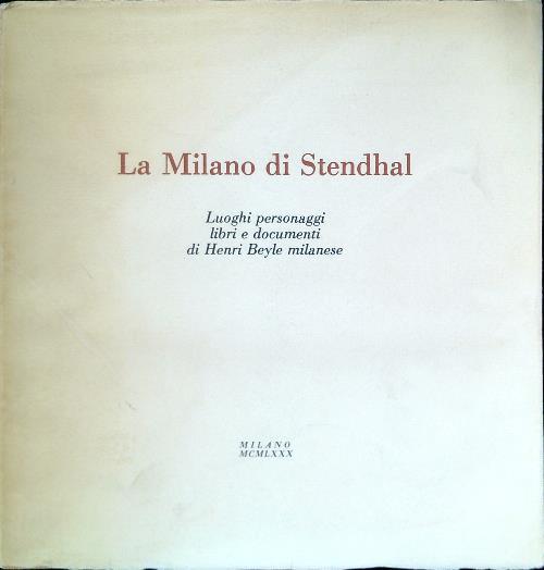 La Milano di Stendhal