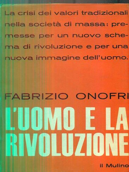 L' uomo e la rivoluzione - Fabrizio Onofri - copertina