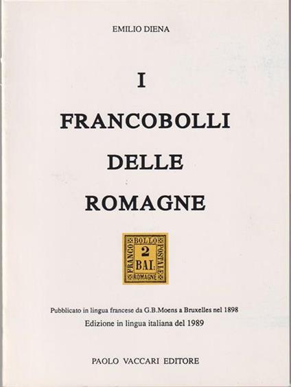 I francobolli delle Romagne - Enzo Diena - copertina