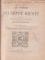 Le poesie di Giuseppe Giusti 2 voll.