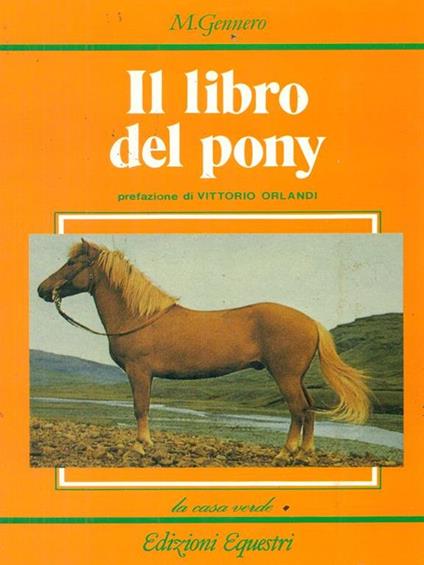 Il  libro del pony - M. Gennero - copertina