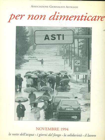 Novembre 1994 Per non dimenticare -   - copertina