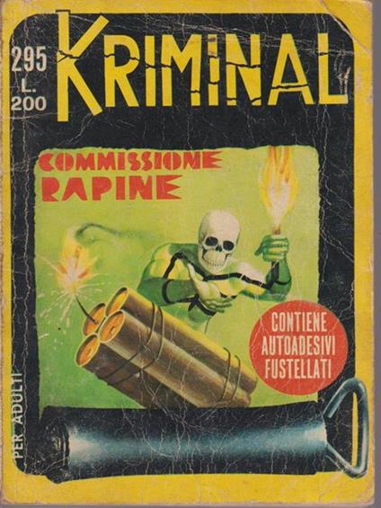 Dossier Kriminal. Commissione rapine - Max Bunker - copertina