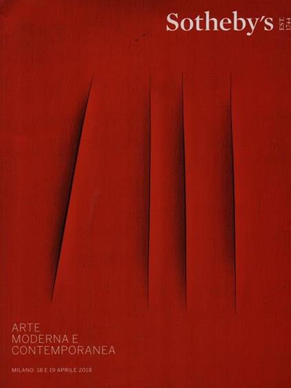 Arte moderna e contemporanea Asta 18-19 aprile 2018 - copertina