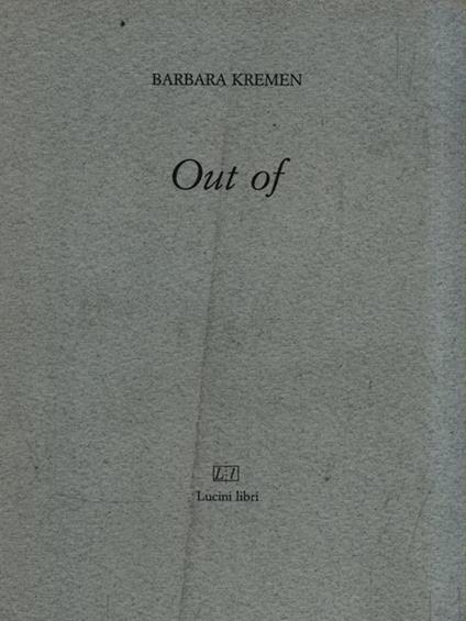 Out of - Barbara Kremen - copertina