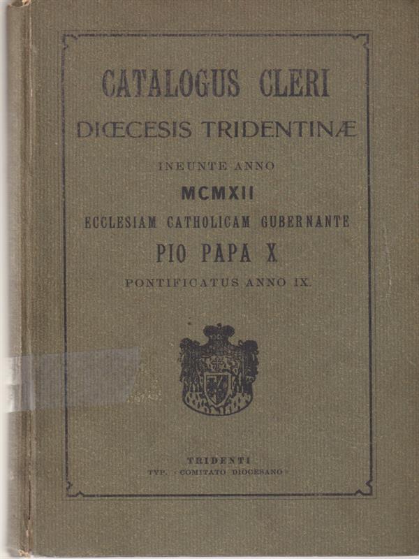 Catalogus cleri dioecesis tridentinae