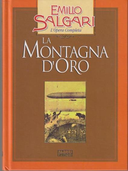 La montagna d'oro - Emilio Salgari - copertina