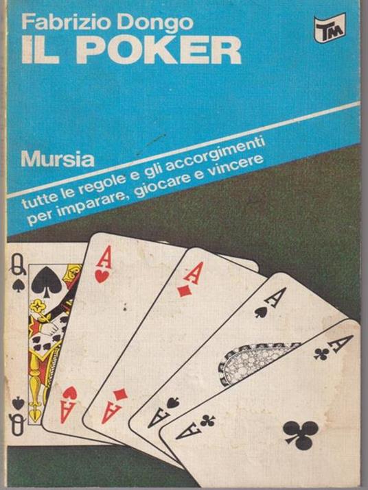 Il poker - Fabrizio Dongo - copertina