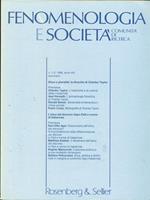 Fenomenologia e società n. 1-2 1996