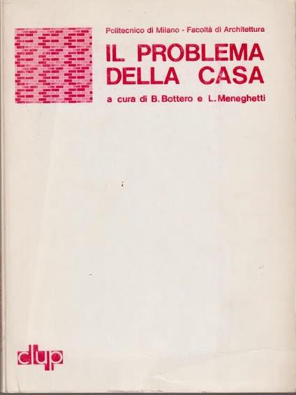 Il problema della casa - Bottero - copertina