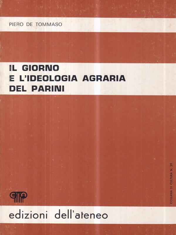 Il giorno e l'ideologia agraria del Parini