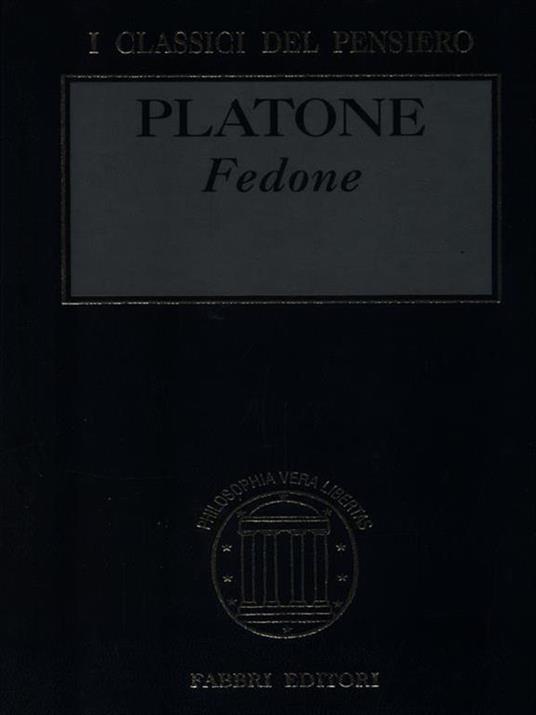 Il Fedone - Platone - copertina