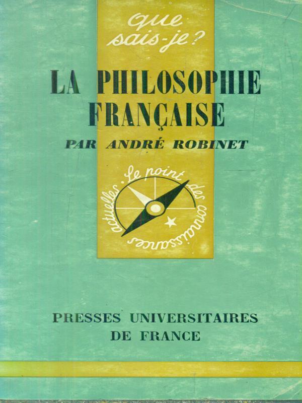 La philosophie francaise
