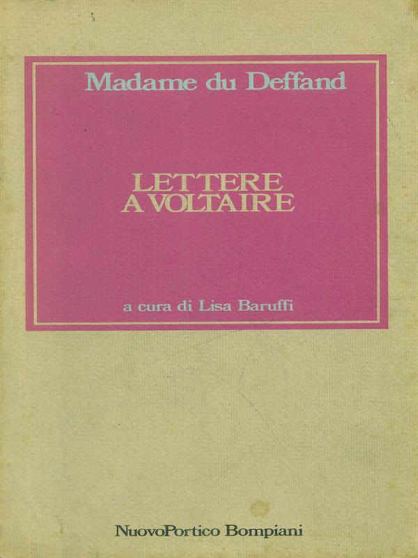 Lettere a Voltaire