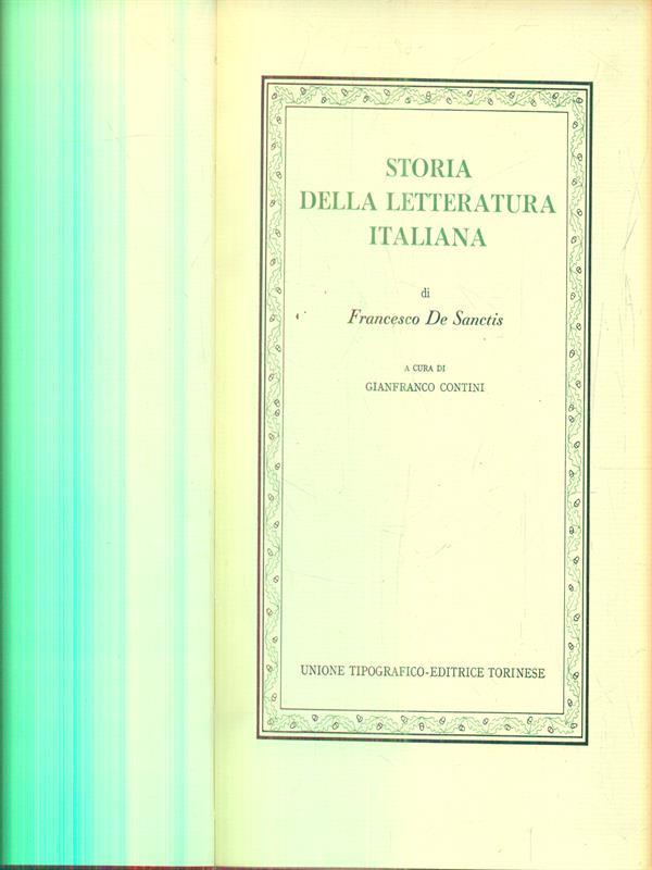 Storia della letteratura italiana