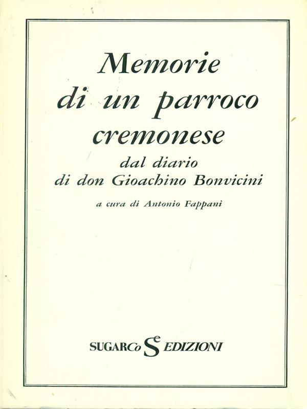 Memorie di un parroco cremonese