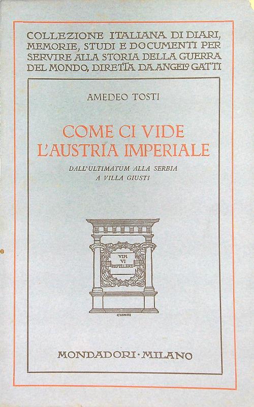 Come ci vide l'Austria imperiale