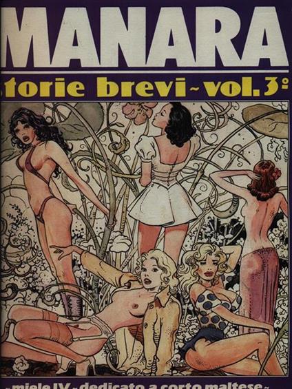 Storie brevi vol. 3 - Milo Manara - copertina
